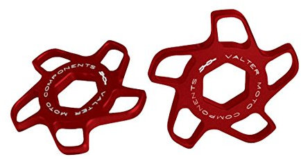 Valter Moto GRFX0404 Virole Précharge Fourche, Rouge