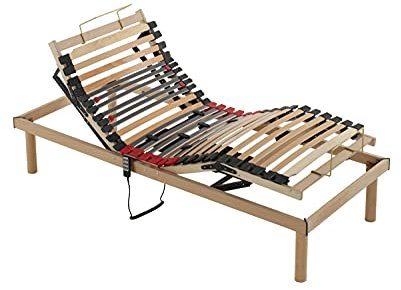 Mentor - Rete Ortopedica a Alzata Elettrica SINGOLA 90x200 Kairy MED Elettrica DISP. MEDICO DETRAIBILE con 2 motori (4 per matrimoniale) indipendenti e Telecomando Wireless Omaggio