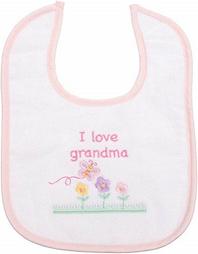 Bieco 38000175 - Lätzchen Girls, Love Grandma, ca. 31 x 21,5 cm