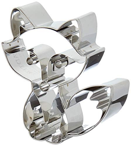 Städter Präge-Ausstecher Fuchs 7,5 cm Edelstahl, Silber, 8 cm