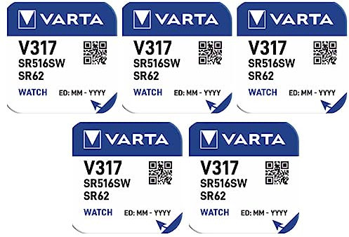 Varta Knopfzellen - V317 Lot de 5