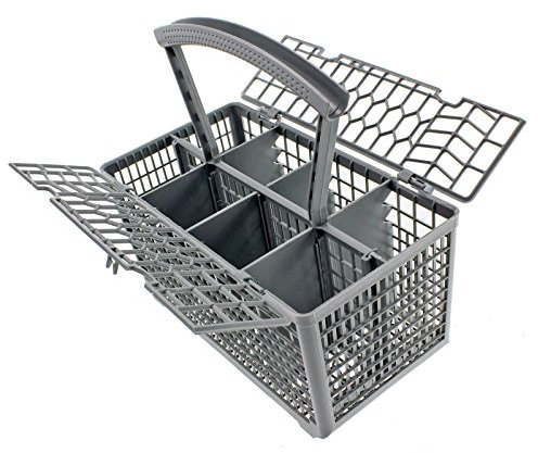 Spares2go Cutlery Basket Cage & Lid for Candy Dishwasher (Removable Handle, 235 x 240 x 130