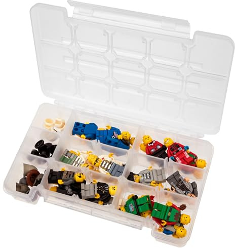 Akro-Mils 5705 Plastic Parts Storage Case for Hardware and Craft, Small, Clear