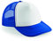 Beechfield Unisex Vintage Snapback Trucker, blau/weiß, Einheitsgröße