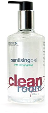 Strictly Professional Santiser Gel with Essential Oil of Lemongrass 300 ml