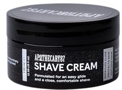 Apothecary 87 Shave Cream | Premium Formulation | Thick Shaving Cream for Men, Protects and Hydrates Skin, Reduces Irritation | 100ml