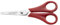 Westcott Kinderschere Rot Rechtshänder | Schere mit integrierter 5 cm Skala | Schulschere & Bastelschere 13 cm (5) ideal für Kinderhände | Hochwertige Edelstahlklinge | E-21594 00