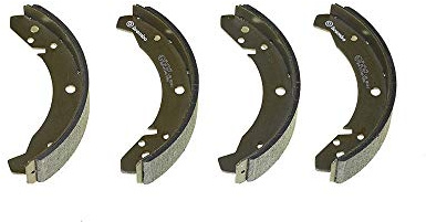 Brembo S85501 Bremsbacken, Anzahl 4 | Kompatibel mit: PORSCHE 924, VW 181, ILTIS, KAEFER, KAEFER Cabriolet