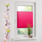 Liedeco® Plissee verspannt mit Klemmträger / 75 x 150 cm red Magnolia (rot) (Breite x Höhe) / lichtdurchlässig Blickdicht und stufenlos verstellbar/leichte Innen-Montage ohne Bohren