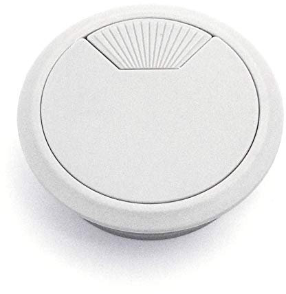 10 Stück SO-TECH® Kunststoff Kabeldurchführung Kabeldurchlass Ø 60 mm weiß