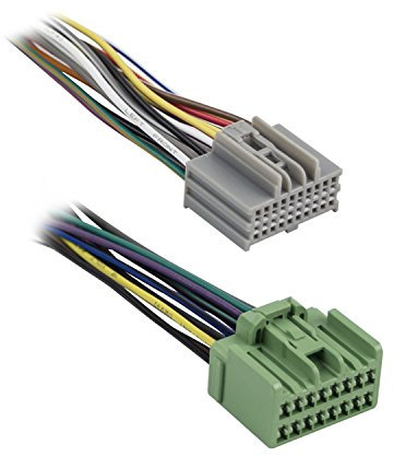 Metra Electronics 71-2107 OEM-Radio-Kabelbaum wird in das Werksradio eingesteckt, vollständig beendet, OEM-Radio-Kabelbaum