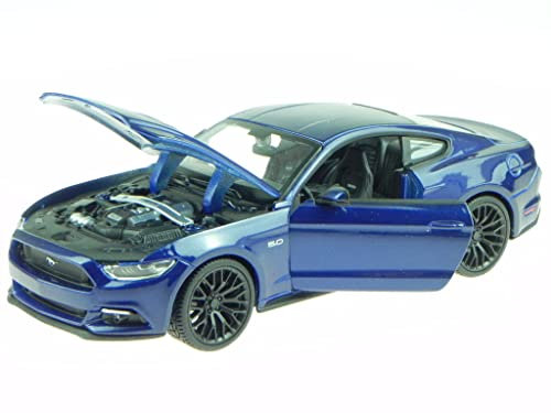 Ford Mustang 2015 blau Modellauto 31508 Maisto 1:24