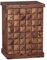 FineBuy Hausbar Massivholz 65x91x50 cm Weinbar ausklappbar, Kleine Bar modern, Barschrank mit Türen, Spirituosenschrank mit Aufbewahrung für Flaschen und Gläser
