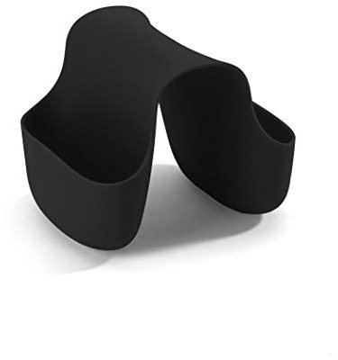 Umbra Saddle Organizador de fregadero, Negro