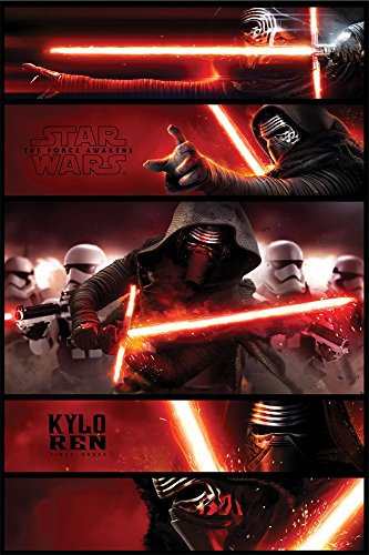 Star Wars The Force Awakens – Kylo Ren Panels, Maxi-Poster, mehrfarbig