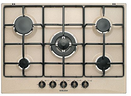 Glem Gas gt755sa - Piastra (integrata, gas, sabbia, rotante, fronte, 68,5 cm)