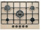 Glem Gas gt755sa - Piastra (integrata, gas, sabbia, rotante, fronte, 68,5 cm)