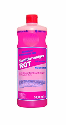 Sanitärreiniger Dreiturm Rot 1 L