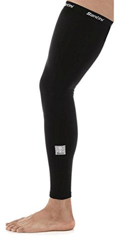 Santini 365 Totem - Manguitos de Ciclismo para Hombre, Color Negro, Talla XS/S