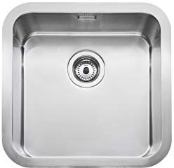 Roca,Berlin,PLUS - Fregadero de 1 cubeta de acero inoxidable,A870B10400