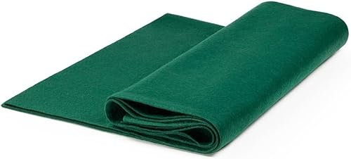The Felt Store Bastelfilz Meterware 1,6 mm – jäger grün, 100% weicher Acryl-Filz, farbintensiver und langlebiger als Polyester, ideal zum Nähen & Basteln, Breite 1,8 m, Länge 2 m