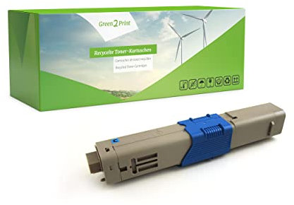 Green2Print Toner Cyan 5000 Seiten ersetzt Oki 44469724 passend für Oki MC561DN, MC562DNW, MC562DN, C510DN, C511DN, C530DN, C531DN