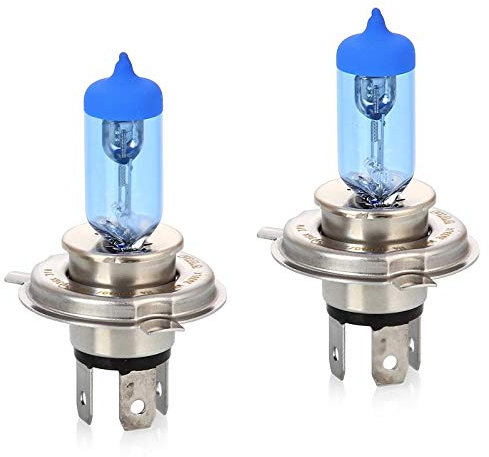 Inion® Xenon Style Lampen, Halogen Birne mit 60/55W, Xenon Look, vorne/hinten: Abblendlicht, H4 E-Prüfzeichen!