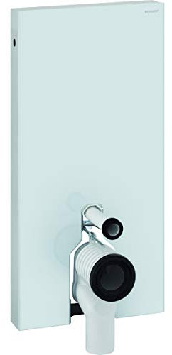 Geberit Geberit Monolith Sanitärmodul für Bodentoilette, 101 cm, weißes Glas (131.003.SI.5)