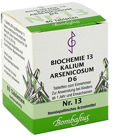 Biochemie 13 Kalium Arsenicosum D 6 Tabletten, 80 St