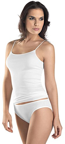 Hanro Damen Cotton Seamless Unterhemd