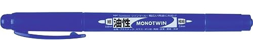 Tombow OS-TME15 Marker MONO twin mit zwei Spitzen blau