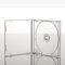 Custodie per CD 100 x 10mm con vassoio trasparente