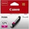 Canon CLI 571 M original Tintenpatrone Magenta für Pixma Drucker TS5050 TS5055 TS6050 TS8050 TS9050 MG5750 MG6850 MG7750