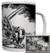 Dora Gerät Geschütz Bahn Schienen Militär Heer 80-Cm-Kanone - Tasse #16731