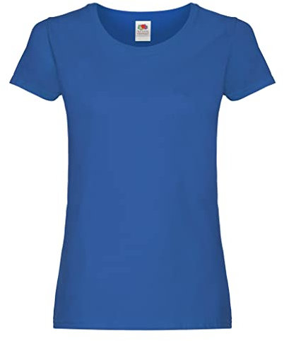 Fruit of the Loom Women's Original T. T-Shirt, Royal, 16 (Manufacturer Size:X-Large)