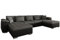 Mirjan24 Ecksofa Wicenza, Design Big Sofa Eckcouch Couch, mit Schlaffunktion Bettfunktion, Wohnlandschaft, U-Form, Große Farbauswahl (Soft 011 + Lux 06)