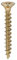 TIMCO Solo Chipboard & Woodscrews - Gold - 5.0 x 40 - Box of 200 - A Single Thread woodscrew mainly Used in Various Types of Timber and Man-Made Boards or into Masonry with The use of Plastic Plug