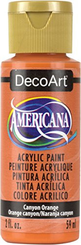 Bulk Buy: Deco Art Americana pintura acrílica 2 onzas Canyon Naranja da-238 (6-Pack)