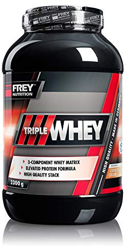 Frey Nutrition Triple Whey Dose Cookies & Cream, 1er Pack (1 x 2.3 kg)