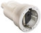 as - Schwabe PVC Kupplung - Schutzkontaktkupplung mit doppeltem Schutzkontakt - Anschluss Leitungen bis max. 1,5mm² - 230V - 16A - IP20 - Weiß, 62224