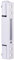 Avocet WMS Upvc Butt Door Hinge Flat Plate in White