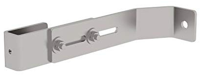 MUNK Günzburger Steigtechnik 64022 Wandhalter, Edelstahl, verstellbar 200-250mm für GFK-Leiter 1St.