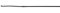 WHIP GO Dressurgerte mit Schlag, schwarz, 130 cm