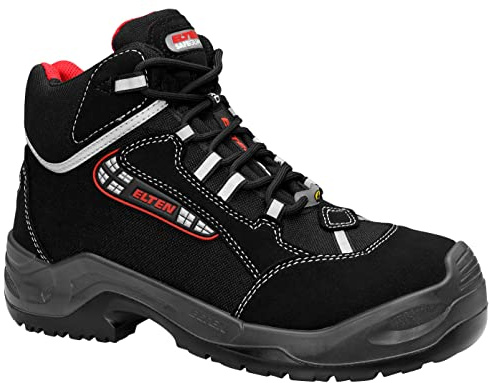 ELTEN SANDER AL ESD S3S | Sicherheitsschuhe für Damen & Herren, Aluminiumkappe, extra weite Passform, leicht, atmungsaktiv, Gr. 48