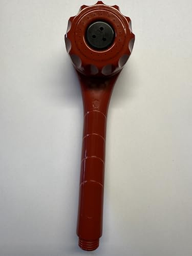 Handbrause, Brausekopf, Wellnessbrause. ROT, 2fach verstellbar