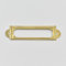 10 20 50 100 PCS Home Schrank Rahmen Griff Schublade Label Tag Pull Datei Name Card Halter Schraube, gold, SizeA Gold