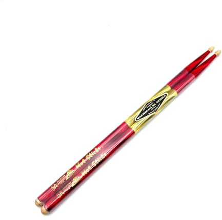 Hotsticks Macrolus Wood Tip 5A Drumsticks - Red