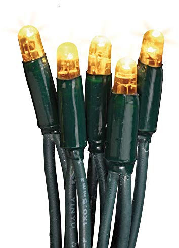 hellum System Profi LED Lichterkette außen erweiterbar, exkl. Stecker | Lichterkette außen 80 LED warmweiß ohne Zuleitung, beleuchtet 7,90m, Kabel grün, für Weihnachten, Party, Garten <59lm 555035
