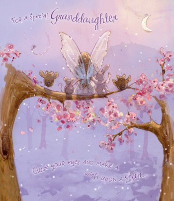 Fairy Granddaughter Birthday Card