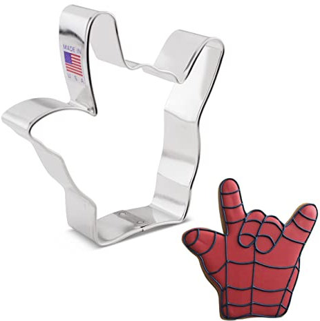 Ann Clark Cookie Cutters Cortador de galletas signo te quiero - 9,5 cm - Acero fabricado en EE. UU.